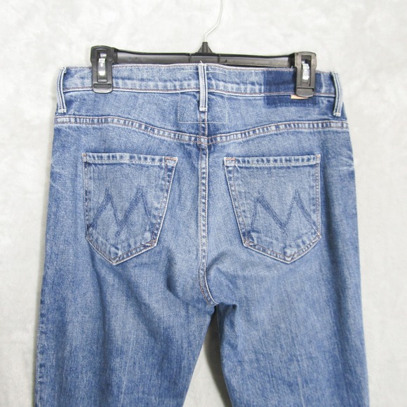 MOTHER Superior The Insider Ankle Blue Denim Jeans Women's Size 28 - Picture 8 of 12